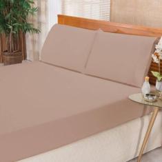 Imagem de Jogo De Cama Ponto Palito Percal 180 Fios Elegance Casal 03 Peças - Ca