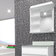 Imagem de Espelheira Para Banheiro Com Led 61Cm Palermo Móveis Bonatto 