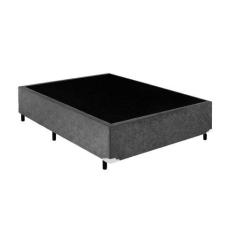Imagem de Base Box Casal Suede Cinza - 42x138x188 - LORD COLCHÕES