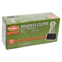 Imagem de Prendedor Binder Clips 32mm caixa com 12 peças Goller
