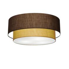 Imagem de Plafon Duplo Cilíndrico Md-3065 80X70cm Bivolt Café Palha
