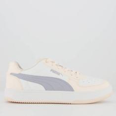 Imagem de Tênis Puma Caven 2.0 Bdp Feminino Branco E Rosa Claro