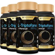 Imagem de 4X L-Triptofano Com Maracuja 860Mg 30Caps Hf Suplements