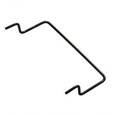 Imagem de 2 Aparador p- Segurar Colchão Cama Box Baú Haste Preto 25 Cm