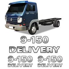 Imagem de Kit Emblemas 9-150 Delivery Adesivos Caminhão Volkswagen