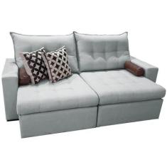 Imagem de Sofá Home 220cm 4 Lugares Retrátil E Reclinável Tecido Linho Innove Es