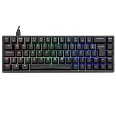 Imagem de Teclado Mecânico ABNT2 Akko 3068S Preto Switch Akko Blue