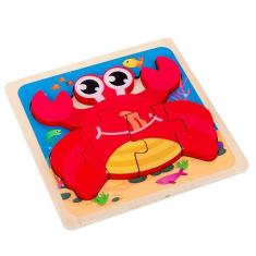 Imagem de Blue Kids Cartoon 3d Sapo Quebra-cabeça Brinquedo Inteligente