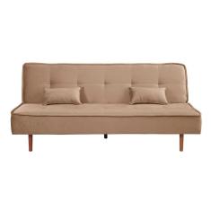Imagem de Sofá Cama Silver Linho Capuccino 1,92 - VS Decor