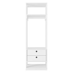 Imagem de Guarda Roupa Modulado Closet Titan 2 Gavetas - pr Móveis Branco Velluto