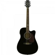 Imagem de Violão Giannini Gf1d Ceq Eletroacústico Aço Preto