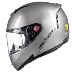 Imagem de Capacete Masculino Feminino Fechado Peels Icon Prata Moto