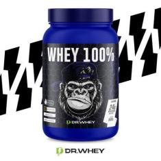 Imagem de Whey 100% Puro 900G - Dr. Whey-Morango