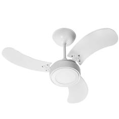 Imagem de Ventilador De Teto Venti-delta Colors Led 3 Pás Branco Luz Branca 6000k 110v