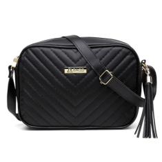 Imagem de Bolsa Feminina Crossbody Matelassê Alça Transversal Casual Preto