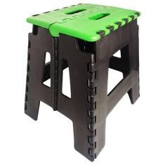 Imagem de Banqueta Plástico Quadrada Dobrável Para Camping Praia Verde