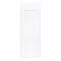 Imagem de Folha de Porta Maciça 210x90cm Eucalipto Pm95 Clean Cruzeiro Portas Fundo Primer Branco