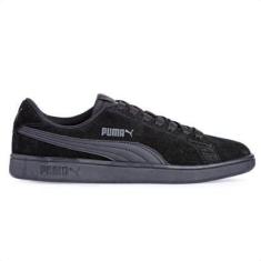 Imagem de Tênis Puma Smash V2 WNS BDP Preto e Cinza - Unissex-Feminino