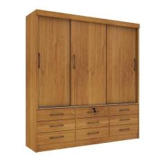 Imagem de Guarda-Roupa Casal Chicago I 3 PT 9 GV Cinamomo