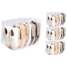 Imagem de Colmeia Organizadora De Sapatos Tênis Cristal 4 Unidades