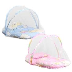 Imagem de Berço De Bebe Portátil Com Mosquiteiro Infantil - Nibus, AZUL