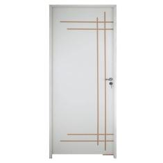 Imagem de Porta Belissima 9 Prime Batente 14 Cm Fechadura Stilo Externa 72 X 2,10 Lado Direito.