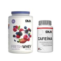 Imagem de Kit Whey Protein Fresh Whey 900G + Cafeína 90 Caps Dux - Dux Nutrition
