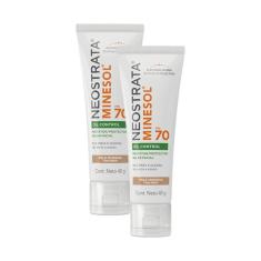 Imagem de Kit 2 Protetor Solar Neostrata Minesol Oil Control fps 70 Pele Morena 40g