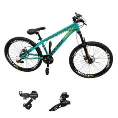 Imagem de Bicicleta Aro 26 Vikingx Tuff 30 21v Cambio Shimano Traseiro e Diantei