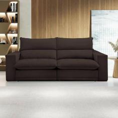 Imagem de Sofá Retrátil e Reclinável Martinho 250cm Marrom