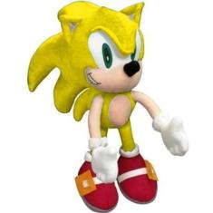 Imagem de Boneco Sonic De Pelúcia 50cm Amarelo Ouriço Lindo