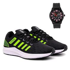 Imagem de Tenis Masculino feminino unissex Oldsen Insanity corrida academia caminhada 34-43 + Relogio