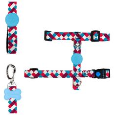 Imagem de Peitoral H E Guia Chique Para Cães - Tam. M