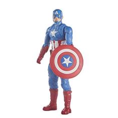 Imagem de Boneco Titan Hero Marvel Capitão América - E7877 - Hasbro