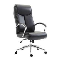 Imagem de Cadeira de Escritório Presidente Giratória Evergreen Preta