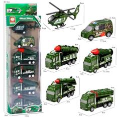 Imagem de Grupo ShopMix, Carrinhos Brinquedo Conjunto 6 Un Miniaturas Helicóptero Carrinhos Brinquedo Conjunto 6 Un Miniaturas Helicóptero Cor:Ve
