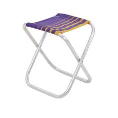 Imagem de Banqueta De Praia Tramontina Fiji Em Alumínio Com Assento Roxo E Amarelo Tramontina