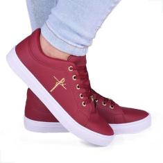 Imagem de Tênis Feminino Branco Sapatenis Leve e Confortável - Star outlet Calça