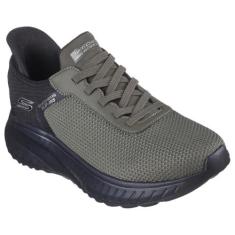 Imagem de Skechers Tênis masculino Hands Free Slip-ins Squad Chaos-Balanced Edge, Oliva, 39