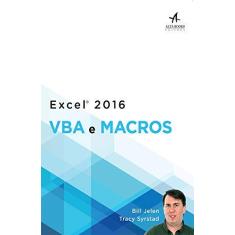 Imagem de Excel 2016. VBA e Macros - Bill Jelen - 9788550800660