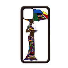 Imagem de Vestidos femininos negros aborígenes africanos para iPhone 11 Pro Max capa para celular Apple