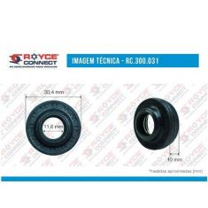 Imagem de SELO COMPRESSOR DENSO 10PA15 10PA17 LIP SEAL R134A