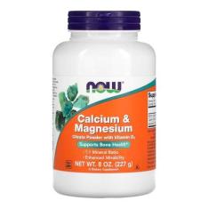 Imagem de Pó Cálcio e Magnésio Now Foods 227g Importado