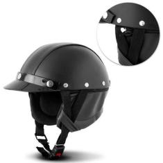 Imagem de Capacete Aberto Coquinho Patinete Motorizado Elétrico Bike Moto Custom