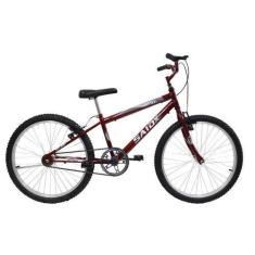 Imagem de Bicicleta Aro 24 Masculina Mono Saidx Sem Marcha, Vermelho