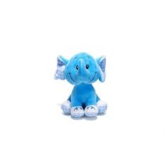 Imagem de Elefante Com Chocoalho de Pelúcia Azul Unik Baby - Uniq Baby