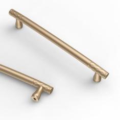 Imagem de Asidrama Pacote com 10 puxadores de armário dourado champanhe de 160 mm, puxadores de armário de cozinha, puxadores de armário de cozinha para puxadores de gaveta de armário