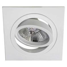 Imagem de Spot Ecco Quadrado Rente Embutir Gu10 + Led Ar70 St1842