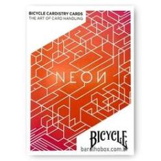 Imagem de Baralho Bicycle Neon Orange Bump Cardistry