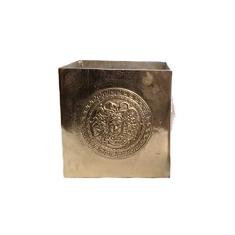 Imagem de Cachepô Quadrado Versace Sarquis Samara Prata/nickel